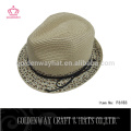 Chapéu de fedora de leopardo chapéu de fedora khaki chapéu trilby / fedora